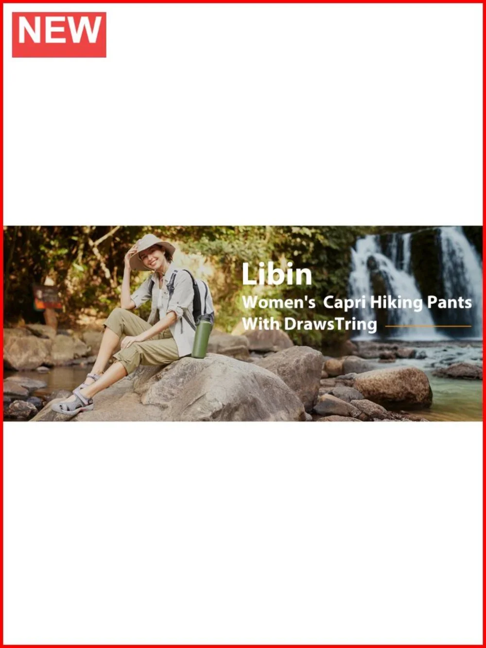 Women's Hiking Capri Pants Quick Dry Zipper Pockets